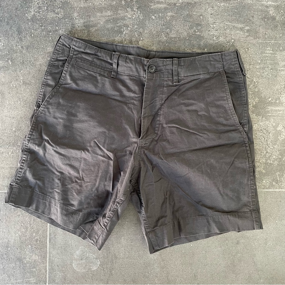 BUCK MASON Carry-On 6.5” Shorts Black Khaki Shorts